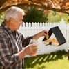HOSUN Modern Metal Roof Hanging Wild Bird Feeder