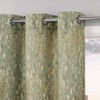 No. 918 Hermione Abstract Geometric Semi-Sheer Grommet Curtain Panel, Harbor