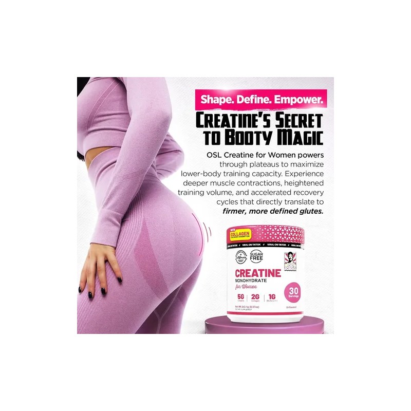 Old School Creatine For Women 2in1 Collagen Original Viral