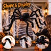 Giant Halloween Spider Decoration, Bendable Legs, Indoor Outdoor Yard Porch