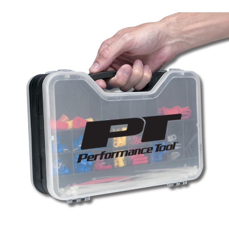 Performance Tool W5207 285 Piece Multi-Use Electrical Repair Kit, Black