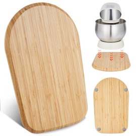 VEVOR Mixer Slider Mat for Tilt Head Kitchen Aid 4.5-5 Qt Stand Mixer, kitchenaid Mixer Slider with PTFE Feet, Kitchen Countertop Storage Accessories Moving Tray attachments (Natural Wood)