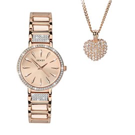 Seksy 2739G Women's Watch, Rose Gold, 2739G-AMZUK, Rose Gold, 2739G-AMZUK