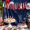 Upfirst 4th of July Patriotic Fabric Garland Banner