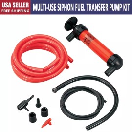 Unbranded Multi-Purpose Siphon Transfer Pump Kit W/Tube 4 Fluid Fuel Extractor Suction Oil