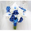 Angel Isabella Lot of 60-Real Touch Calla Lilies (Royal Blue)
