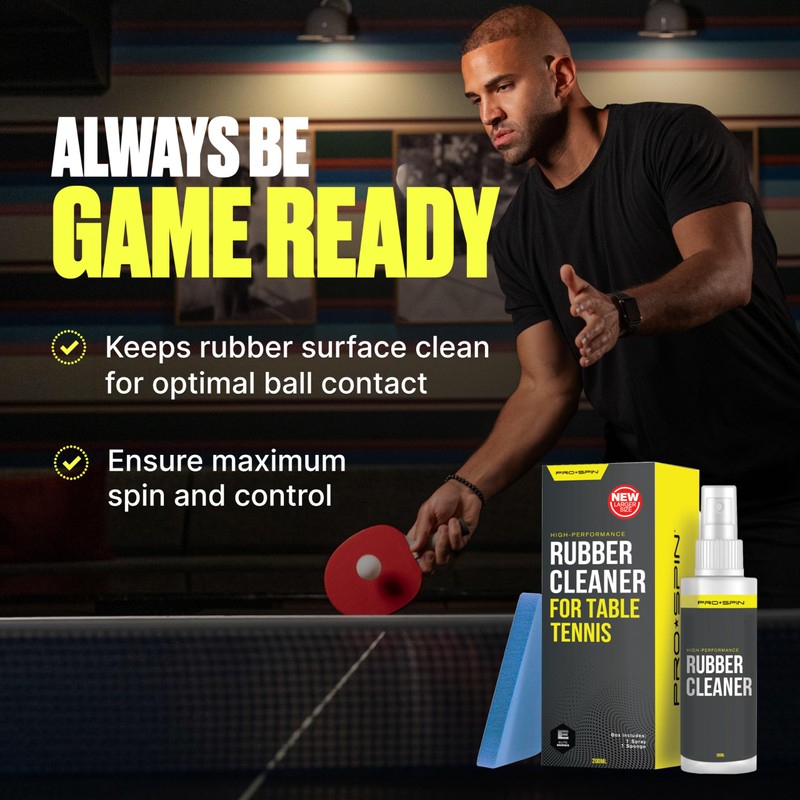 PRO-SPIN Table Tennis Rubber Cleaning Kit - Ping Pong Paddle