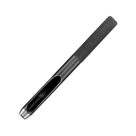 Leliafleury Black Leather Hole Punch 9mm Carbon Steel Hollow Punch Round Hole Punch Cutter for Watch Strap Belt Canvas Paper Plastic