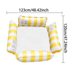 Air Mattress Pool Water, Water Hammock, Air Mattress Pool Adults, Pool Mattress, Water Mattress, Air Mattress with Net, Pool Hammock for Swimming Pools, Beaches, Pool Accessories