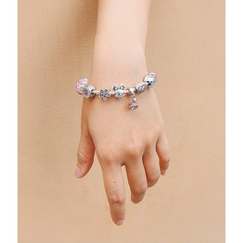 Mouse Charm Bracelet Girl Jewelry Gift for Daughter and Granddaughter