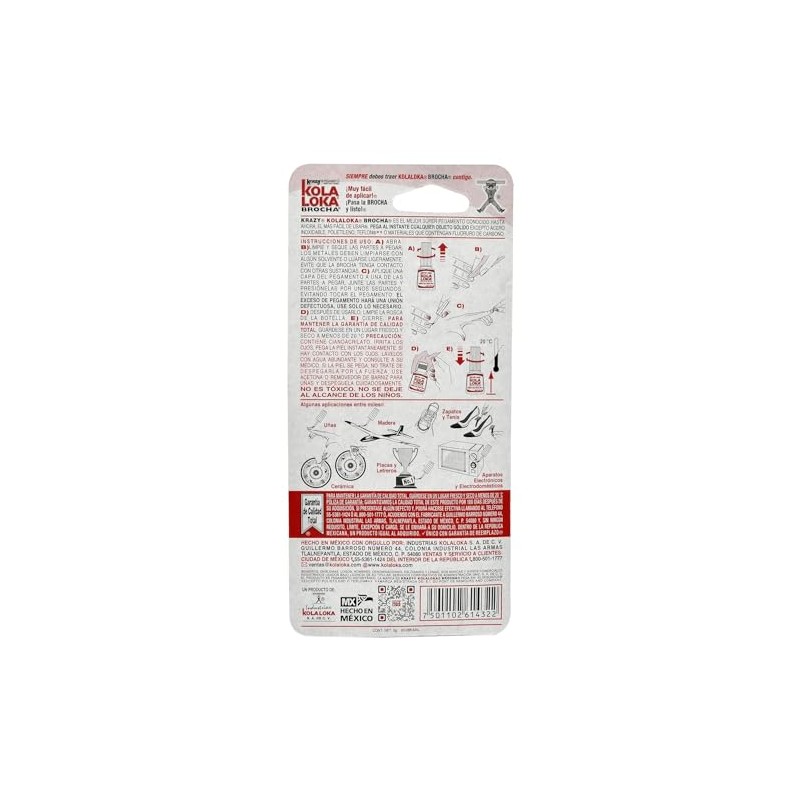 KOLA LOKA Kola Loka Pegamento Instant 5g Brocha Bltkrazy, Pack