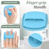 Juego Guantes Silicona Espalda Cara Baño Exfoliante Suave Cabeza Doble
