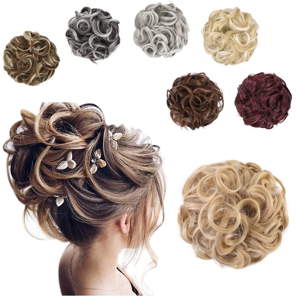 Elaine Big Messy Bun Extension Curly Hair Buns Hair Pieces