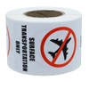 Hybsk 2x3 Inch Surface Transportation ONLY DOT Warning Labels Stickers