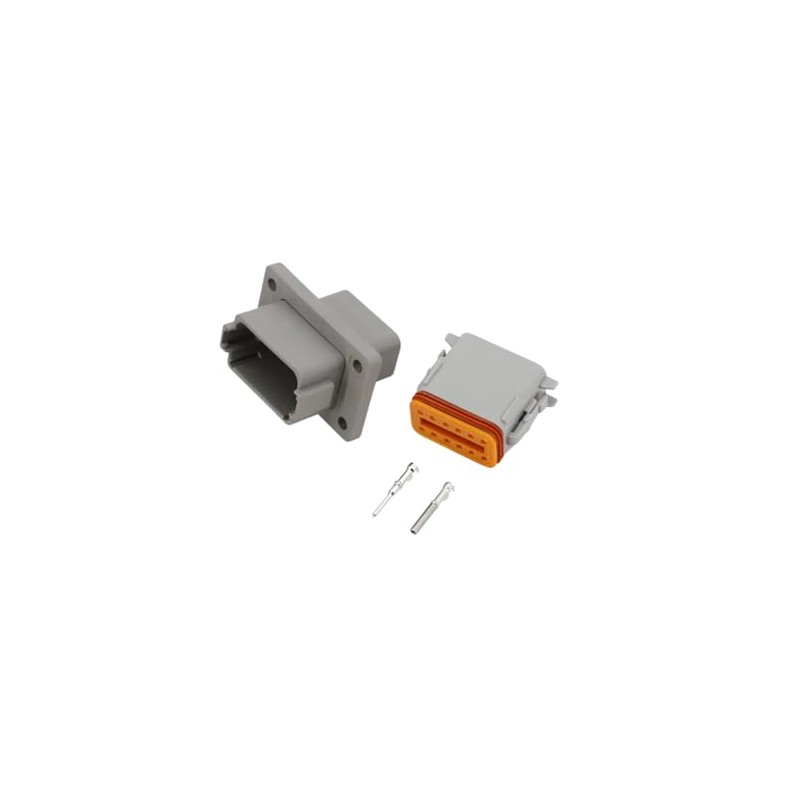 Panel Flange Mount Male & Female Connector Sets for Deutsch