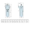 Oil Water Separator Aluminum Alloy Air Compressor Lubricator with Sealing