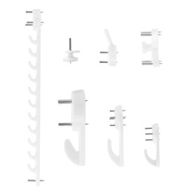 QWORK Pack of 42 picture hooks, no drilling, drywall picture hooks, picture hangers, for picture frames, bags, clothes