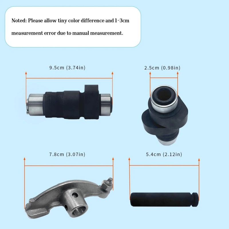 JINFANNIBI Engine Rocker Arm Shaft Camshaft Kit for Yamaha Kodiak