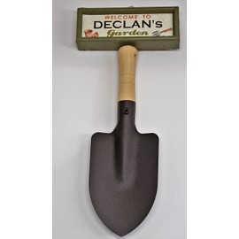 tlm wholesale Welcome to Declan's garden hanging shovel sign
