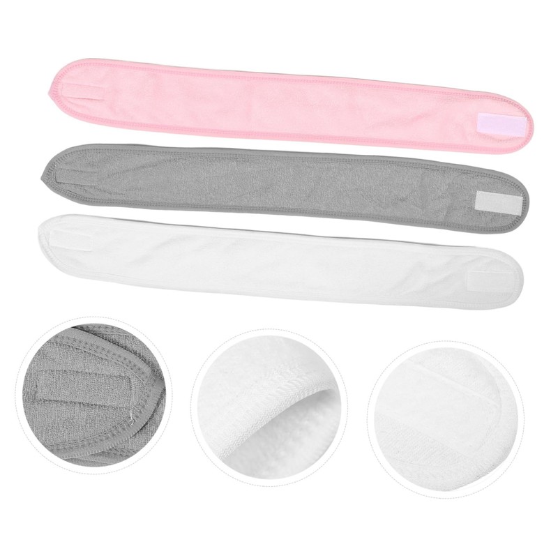 Ipetboom Pcs Stretchable Spa Headband Tape Hair Wrap for Face