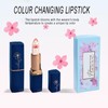 Clear Flower Jelly Lipstick, Jelly Crystal Temperature Colour Changing Lip