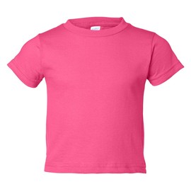 RABBIT SKINS Toddler Jersey T-Shirt, Raspberry Sorbet, 4T