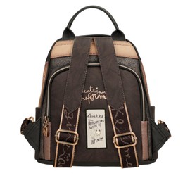 Anekke Country Hiking Backpack - Multiple Compartments | Medium - Dimensions: 28/29/14 cm - Accessories and Accessories for Women, Multi-Colour, multi-coloured