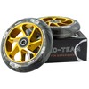 Pro Stunt Scooter Wheels 110mm24mm Watercolor Effect with ABEC-9 Bearings