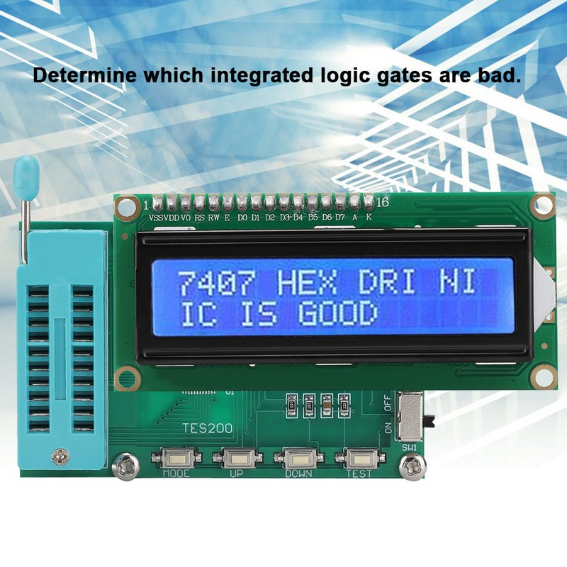 IC Tester 74 40 45 Series lC Logic Gate Tester
