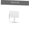 BIUDECO Handheld Double Sided Dry Erase Whiteboard Answer Paddle for