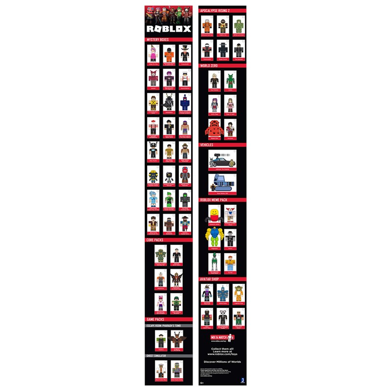 Roblox Action Collection - Series 8 Mystery Figure 6-Pack [Includes