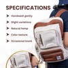 TruHemp Handmade Multi-Pocket Hemp Backpack, Brown – Durable and Lightweight