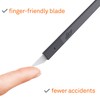 Slice 10568 Ceramic Scalpel, Thin Flat Handle, Finger Friendly Blade