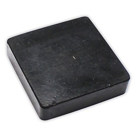 Bench Wizard 4" Rubber Doming Block | 4" x 4" X 1" | Absorbs Impact & Protects Work Surface | Essential Tool for Jewelry Making, Metalworking, Crafting