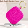 Gawnock Compatible with AirPods Case 3rd Generation Cover with Keychain,