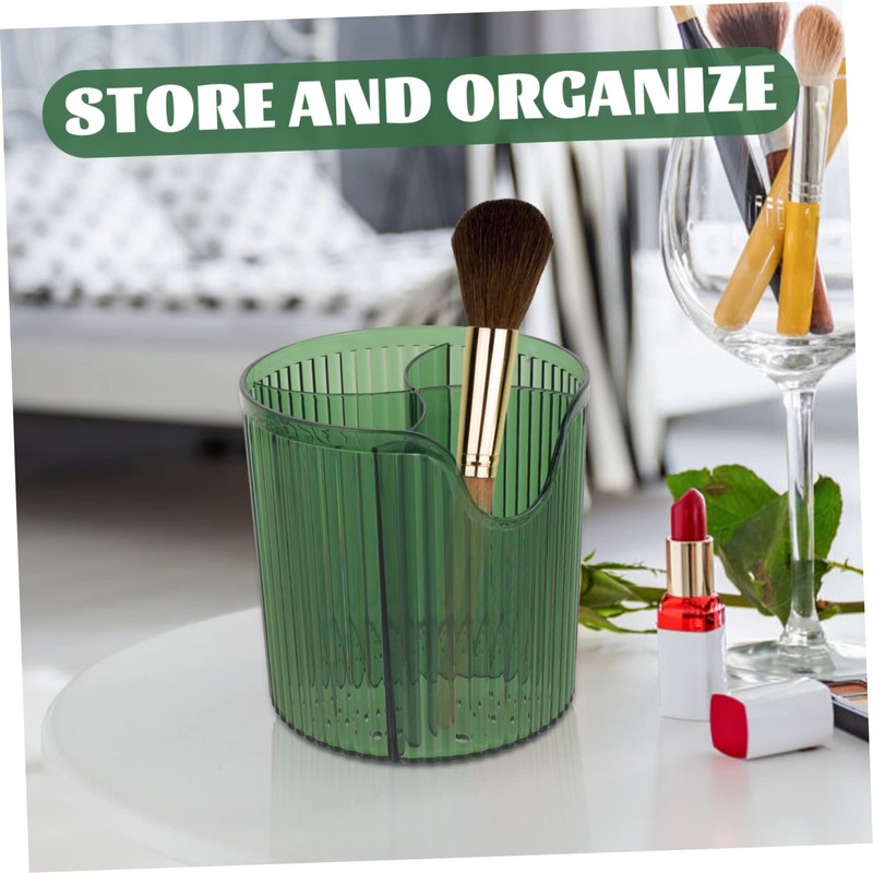 BIUDECO Makeup Brush Holder Makeup Organizer for Vanity Desk Compact