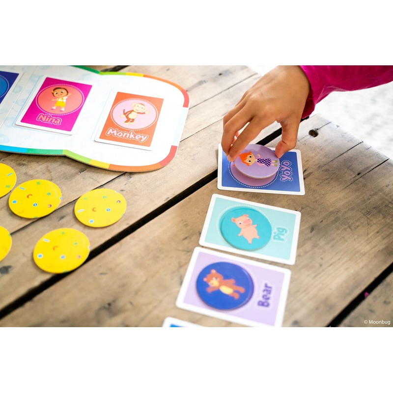 CoComelon Picture Pairing Memory Game for 2-4 Players Educational Game