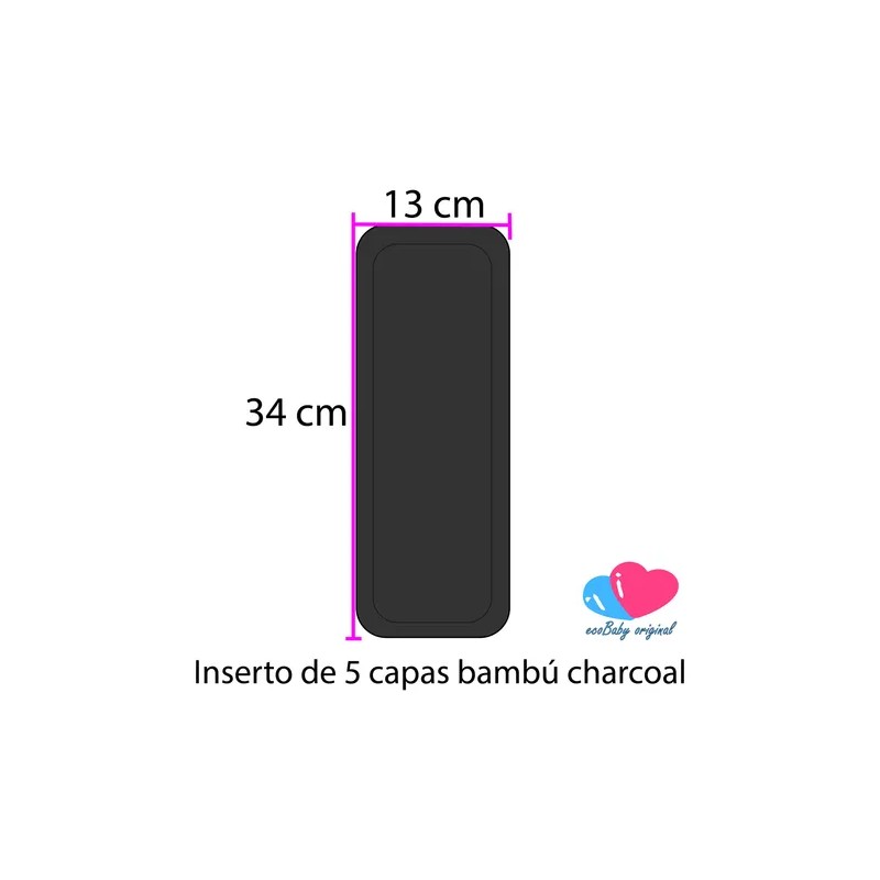 Pañal Ecologico Ecobaby Original 6 Pack Mas 3 Refuerzos