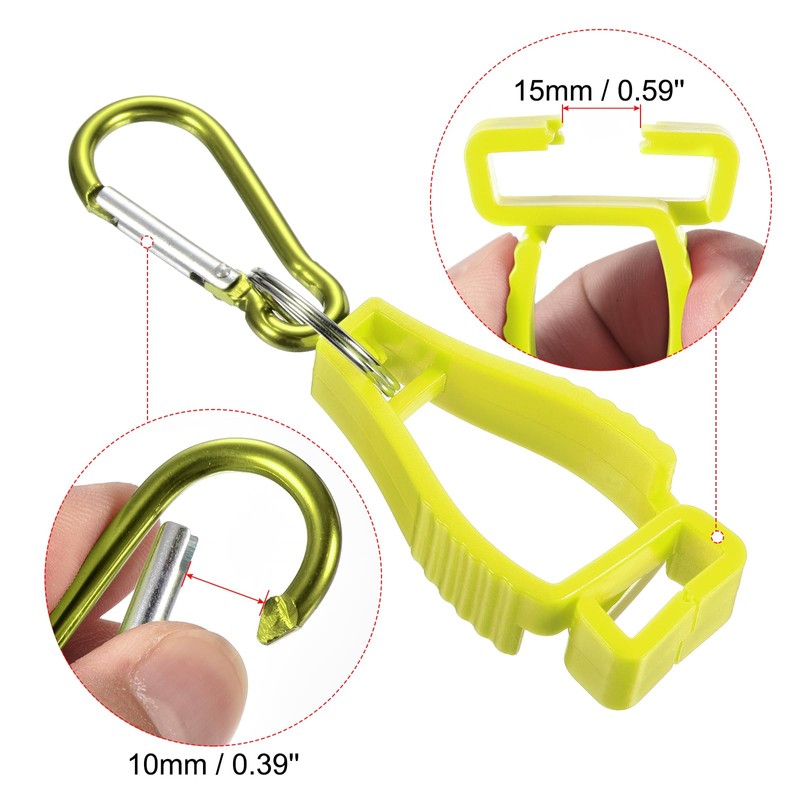 PATIKIL Glove Clips, 14 Pack Gloves Holder Clip Glove Belt