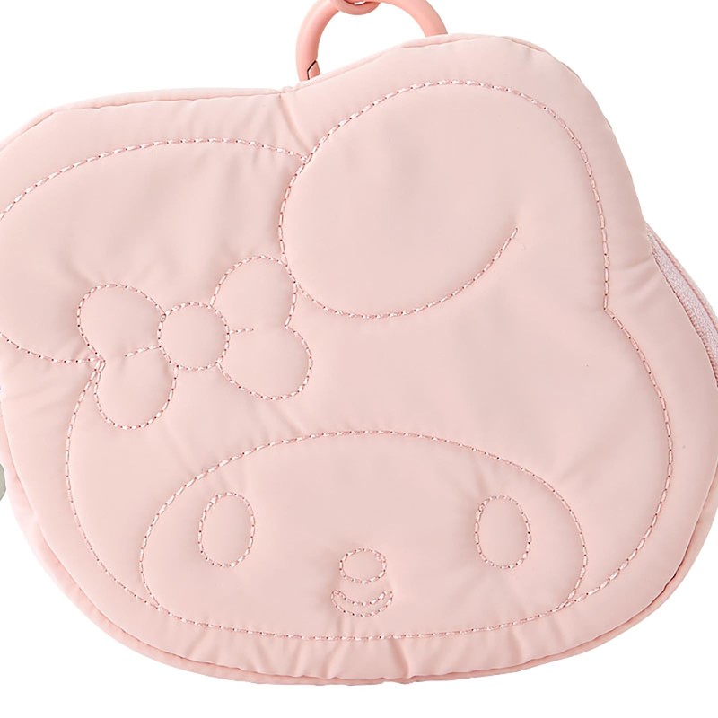 Sanrio 247758 Face Shaped Pass Case (Fluffy Winter) My Melody