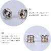 10 Pcs Embedded Nut Nut Split Groove Type Stainless Steel
