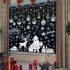 (9 Sheet) Tomario 202 Large Christmas Window Clings Stickers, 2024