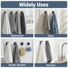 Rise age Adhesive Towel Hooks, Heavy Duty Stick on Towel