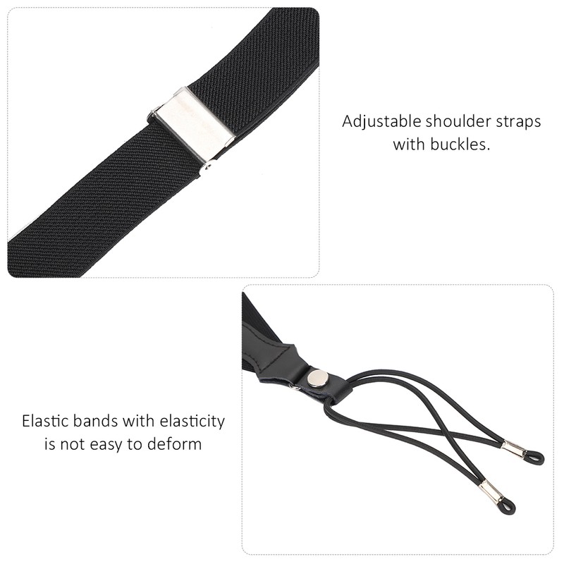 Y shaped Suspenders High Elastic British Gentleman Style Retro Retractable