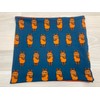 Schal aus Baumwolljersey mit der Maus auf dunkelblau, verschiedene Formen: