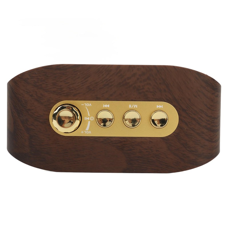 Retro Bluetooth Speaker 1500mah Clear Sound USB Port Mini Wireless