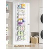 Delamu Narrow 9-Tier Over the Door Pantry Organizer, Adjustable Pantry