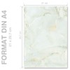 Writing Paper Marble & Structure Marble Light Green DIN A4