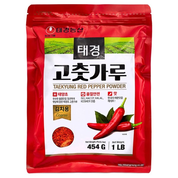 WaNaHong Nongshim Gochugaru Korean Taekyung Chilli Powder Small Flakes 454G