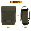 KRYDEX Handcuff Holder with MOLLE and Belt Loop Molle Handcuff